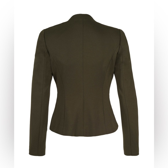 Ricki's Ponte Knit Cropped Blazer Olive Green Size XS - Picture 3 of 13